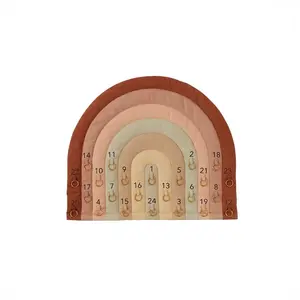 Oyoy Mini - Calendrier de l'avent Arc en Ciel Chocolat taille unique pas cher