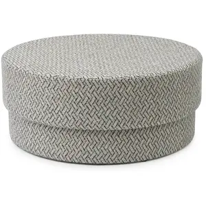 Pouf en tissu bleu Silo large Riviera bleu/Wynwood 8 Wynwood 8 - Norma...