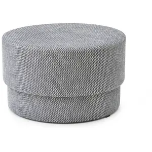 Pouf en tissu bleu marine Silo medium Navy bleu/Albagia 288 Albagia 28...