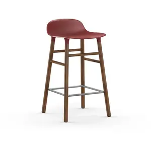 Normann Copenhagen Chaise de bar avec structure en noyer rouge H65 pas cher