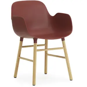 Normann Copenhagen Fauteuil Form Armchair Avec Piètement En Chêne (R... pas cher