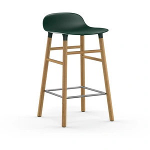 Normann Copenhagen Tabouret Form Barstool H 65 Cm Avec Piètement En C... pas cher
