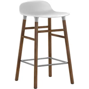 Normann Copenhagen Tabouret Form Barstool H 65 Cm Avec Piètement En No...