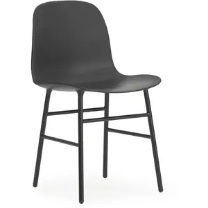 Comparateur de prix : Chaise Form avec structure en métal - noir Normann Copenhagen