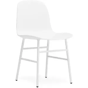 Chaise Form avec structure en métal - blanc Normann Copenhagen