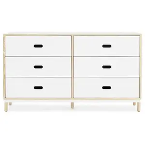 Normann Copenhagen Kabino armoire avec 6 tiroirs blanc pas cher