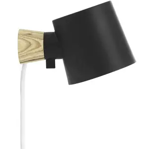 Normann Copenhagen Rise Applique Murale Acier/Bois L17cm pas cher