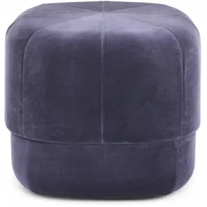 Pouf en velours 46 cm violet Circus Purple - Normann Copenhagen