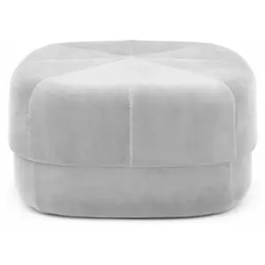 Pouf en velours 65 cm beige Circus Beige - Normann Copenhagen