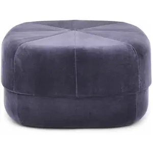 Pouf en velours 65 cm violet Circus Purple - Normann Copenhagen