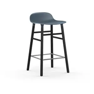 Normann Copenhagen Tabouret Form Barstool H 65 Cm Avec Piètement En Bo... pas cher