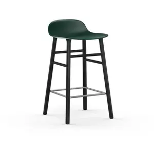 Normann Copenhagen Tabouret Form Barstool H 65 Cm Avec Piètement En Bo... pas cher