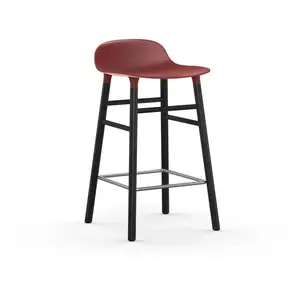 Normann Copenhagen Tabouret Form Barstool H 65 Cm Avec Piètement En B... pas cher