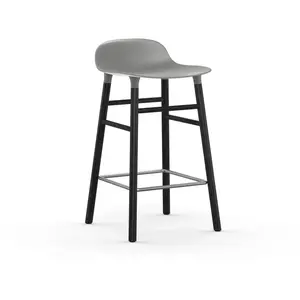 Normann Copenhagen Tabouret Form Barstool H 65 Cm Avec Piètement En Bo... pas cher