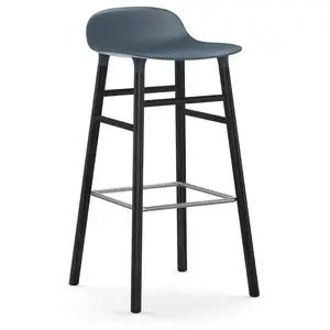 Normann Copenhagen Tabouret Form Barstool H 75 Cm Avec Piètement En Bo... pas cher
