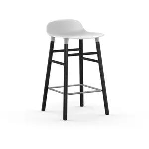 Normann Copenhagen Tabouret Form Barstool H 65 Cm Avec Piètement En B... pas cher