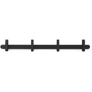 Normann Copenhagen - Portemanteau mural Hoop - Noir - Frêne - Designer...Vendu parmade-in-design