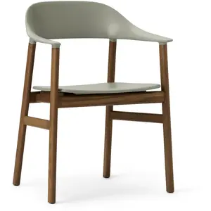 Fauteuil Herit - chêne fumé - vert brume Normann Copenhagen pas cher
