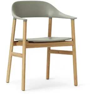Fauteuil Herit - Chêne - vert brume Normann Copenhagen pas cher