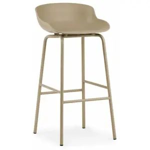 Tabouret de bar en acier et pp sable 75 cm Hyg - Normann Copenhagen pas cher