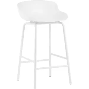 Tabouret de bar en acier et pp blanc 65 cm Hyg - Normann Copenhagen pas cher