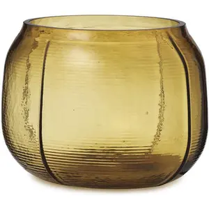 Normann Copenhagen Vase Step hauteur 16cm marron - 102083