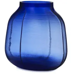 Normann Copenhagen Vase Step hauteur 23cm bleu - 102084 pas cher