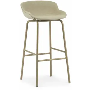 Tabouret de bar rembourré Hyg 75cm - sable Normann Copenhagen pas cher