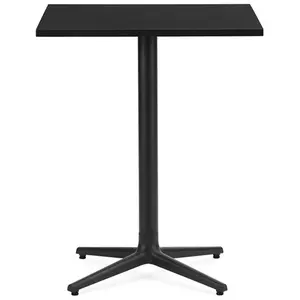 Table carré 60 cm 4 pieds en bois noir Allez Oak - Normann Copenhagen pas cher