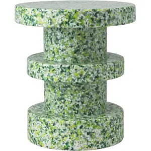 Tabouret en polyéthylène recyclé vert Bit vert - Normann Copenhagen pas cher