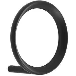 Normann Copenhagen - Patère Loop - Noir - Zinc - Designer Simon Legald