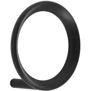 Normann Copenhagen - Patère Loop - Noir - Zinc - Designer Simon Legald