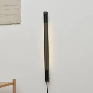 Applique murale GEJST Radent, noir, H. 70 cm, LED G13 pas cher