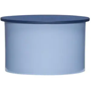 Hübsch Boîte de rangement en fer bleu