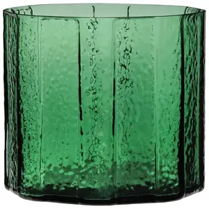 Comparateur de prix : Hübsch Vase Hubsch Interior Emerald - vert - 23x20 cm