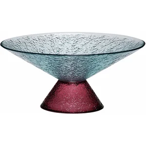 Bol rond en verre rouge 25x12 cm Bonbon - Hübsch pas cher