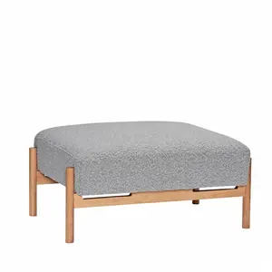 Comparateur de prix : Pouf gris Moment - Hübsch