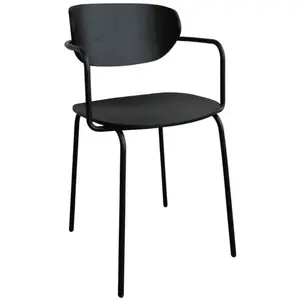 Arch Dining Chair Black - Hübsch pas cher