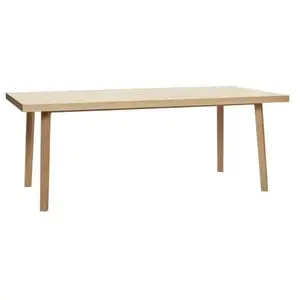 Comparateur de prix : Hubsch Table de salle à manger chêne - naturel