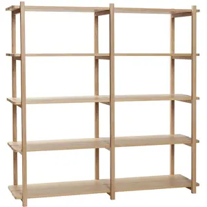 Comparateur de prix : Hubsch Armoire avec 5 étagères chêne - naturel