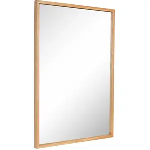 HUBSCH INTERIOR Miroir mural 60 x 90 cm en chêne naturel - Hübsch pas cher