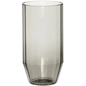 Hübsch Verre à eau en verre fumé