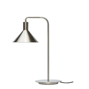Hubsch Lampe de table métal - nickel pas cher