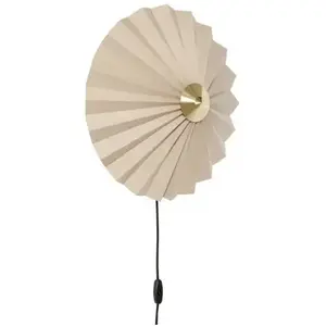 Comparateur de prix : Hubsch Applique textile métal - sable / laiton