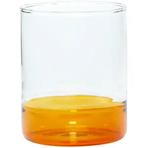 Hubsch Verres à boire ambre - set de 6 pièces