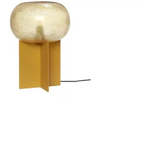 Comparateur de prix : Hubsch Lampe de table verre - ambre