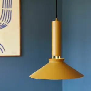 Comparateur de prix : Hubsch Lampe suspendue en métal - marron