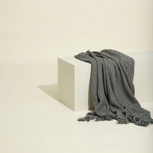Hübsch Plaids en coton multicoloré 140x200cm pas cher