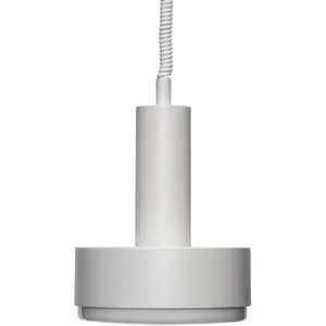 Comparateur de prix : Hubsch Lampe suspendue Quip gris clair - 962010