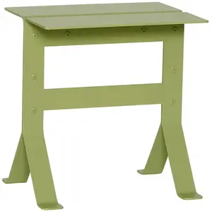 Hubsch Table d'appoint pliable vert clair - 992008 pas cher